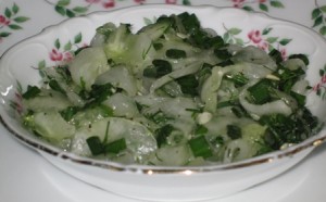Cucumber Vinaigrette Salad