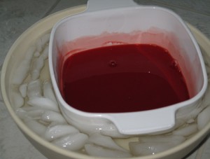 Cooling off jello