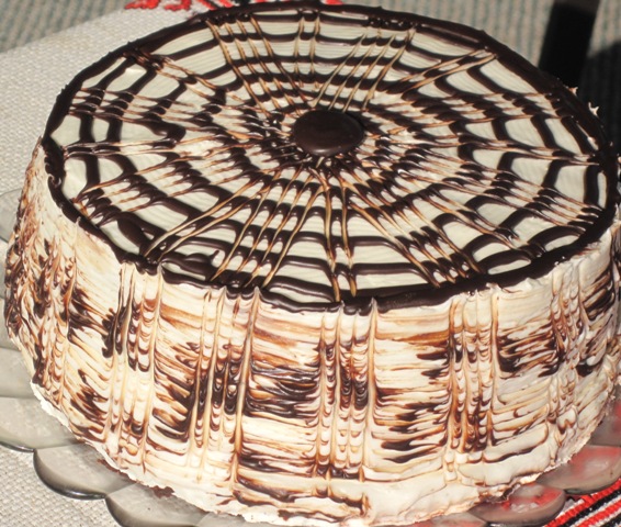 Delicious Chocolate Buttermilk Cake with Vanilla Cream Cheese Frosting- Recipe