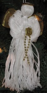 Embroidery Floss Angel