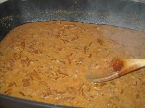 Chicken Paprikash - sauce