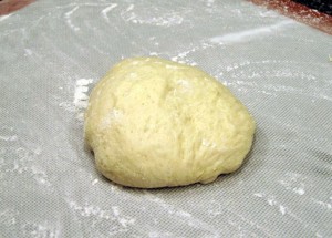 First half of the dough