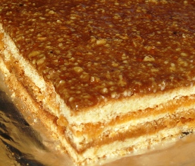 Apple Torte with Caramel-Nut Glaze – Recipe
