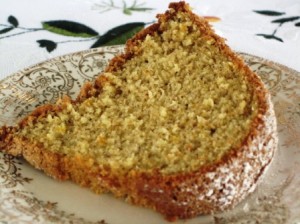 One Step Sponge Cake - serving piece (plain)