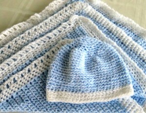 Baby blanket and a hat 2