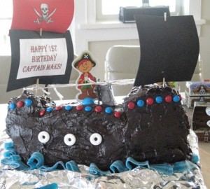 Pirate Ship Cake-1