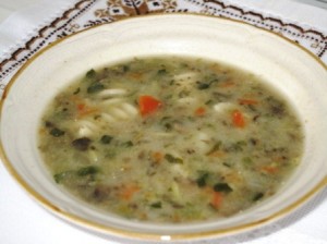 mushroom and veggie soup