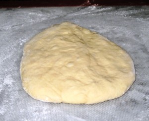 Piece of the dough
