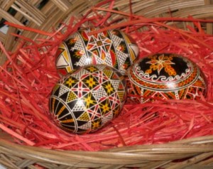 Hand decorated Ukrainian Easter Eggs
