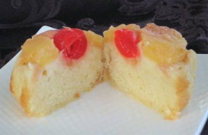 January cupcakes - Pineapple Upsidedown cupcakes