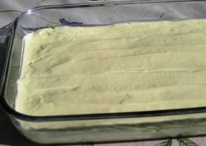 Three layer jello - cheese layer
