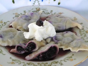 Varenyky with Blueberry Filling – Blueberry Dumplings -Recipe