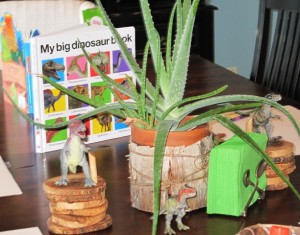 Another Excellent Book of Dinosaurs, and Dinosaur decore