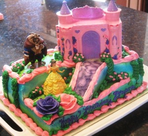 Princess Belle Birthday Cake