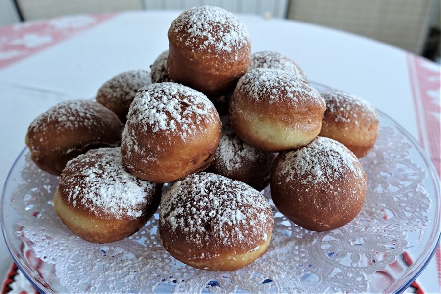 Quick Homemade Donuts Paczki Pampushky Recipe