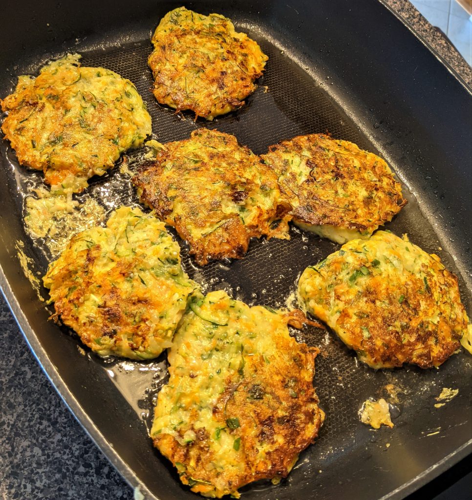Zucchini and Goat Cheese Fritters Recipe