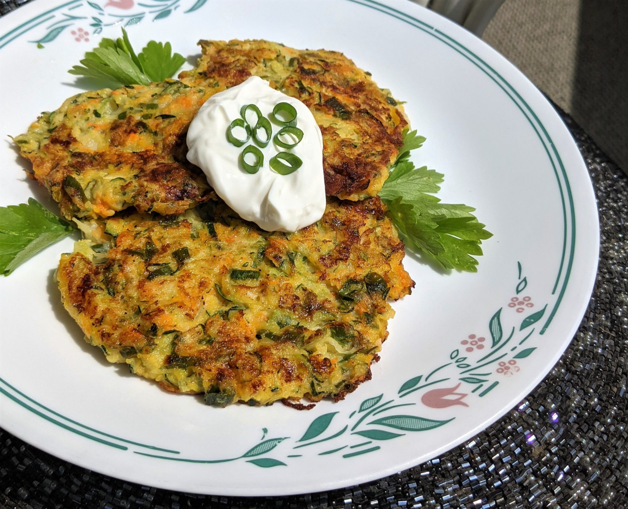 Zucchini and Goat Cheese Fritters Recipe