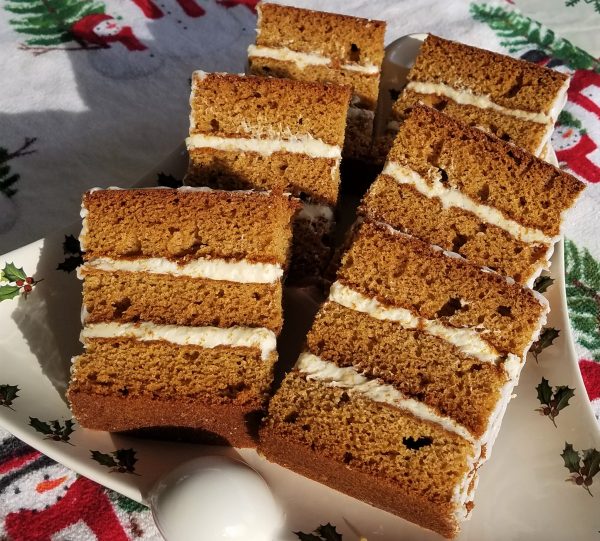 Honey Cake with Buttercream and Jam – European Recipe